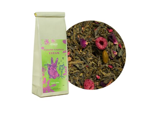 Herbata zielona Sencha Pistacchio Raspberry